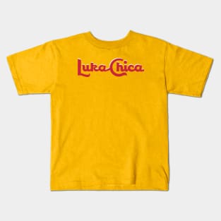 Topo Chico vs Luka Doncic vs Dallas Mavericks Red Kids T-Shirt